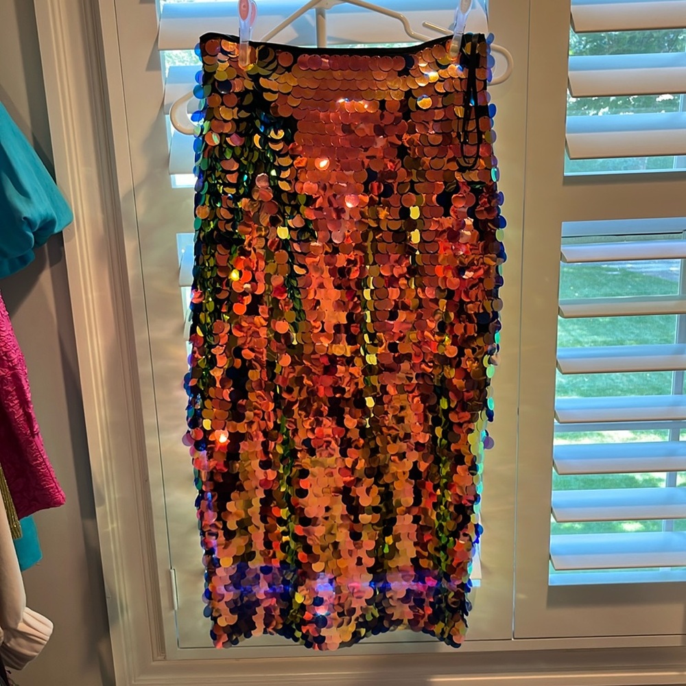 Milly Sequin Skirt